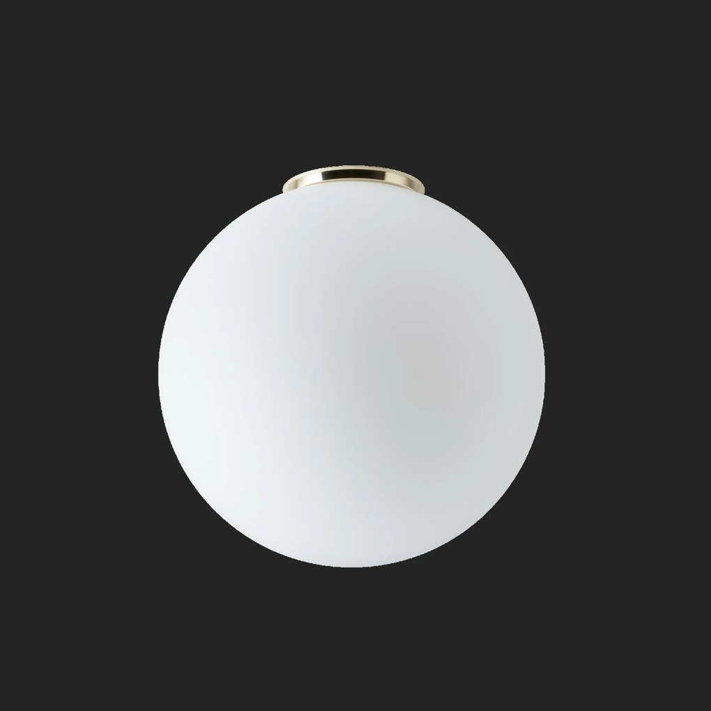 Osmont 61248 Styx 4 mennyezeti üveglámpa polírozott sárgaréz fehér IP65 300