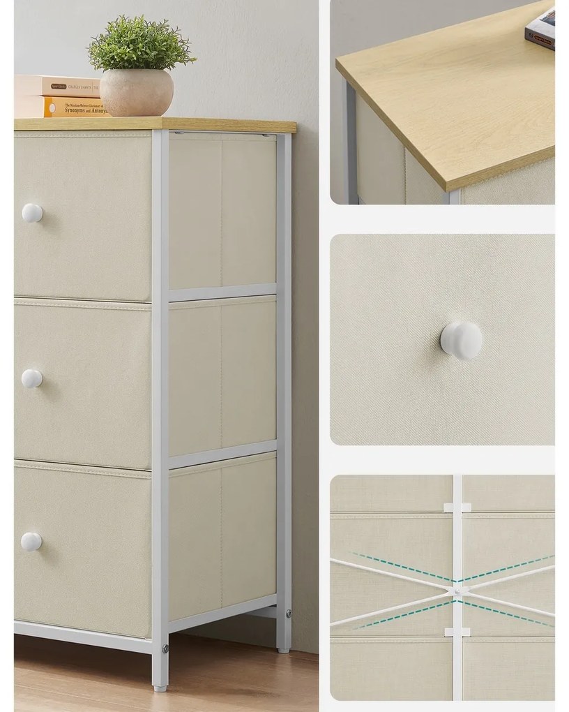 E1033 WT komód, 80 cm, L