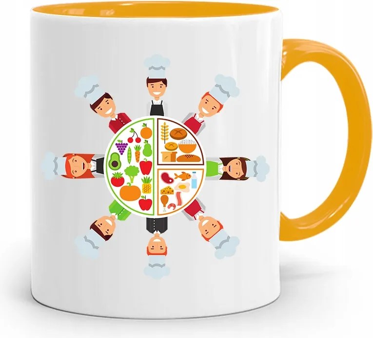 Sárga Bögre Szakácsnak, fényképes nyomattal