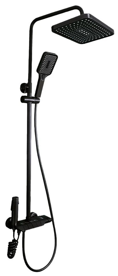 Eliz multifunkciós zuhanyszett fekete