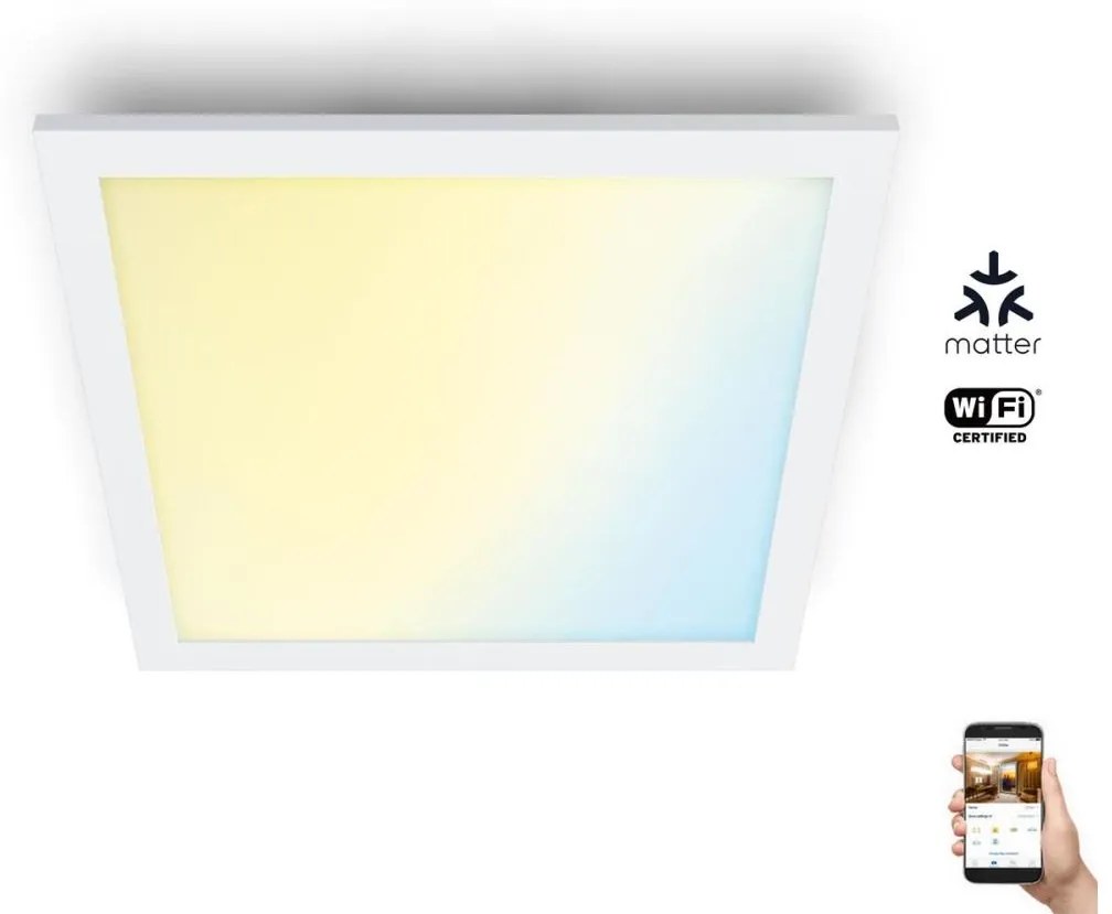 WiZ - LED Dimmelhető mennyezeti lámpa SUPERSLIM LED/12W/230V fehér Wi-Fi