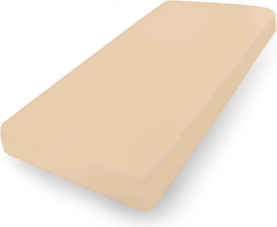 Prémium gumis jersey lepedő 180x190, 180x200x20 sötét bézs_16 Matex