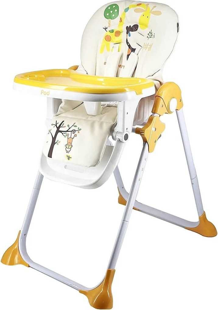 Babify Gyermekszék - zsiráf, magas, alatta