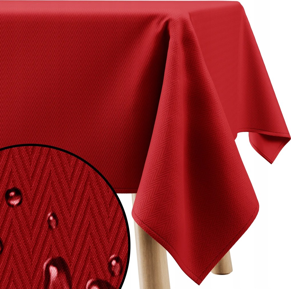 Abrosz foltálló asztal Filumi Bordó 120x120