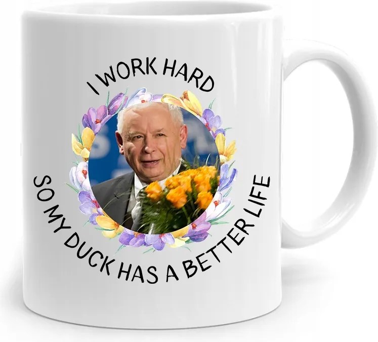 Vicces Bögre A Pis Elnökétől Jaroslaw Kaczynski fényképes nyomtatással