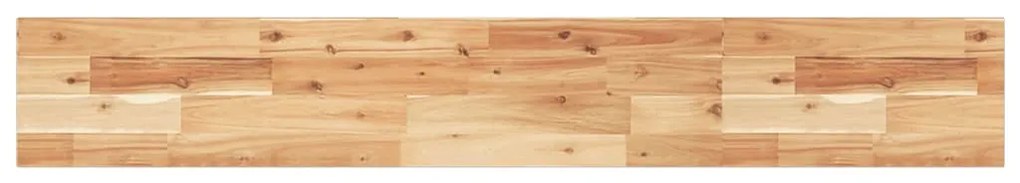 2 db olajbevonatú tömör akácfa függőpolc 160 x 20 x 2 cm