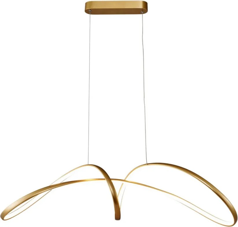 ZUMA LINE 20026P-GD FERMI Modern Led Függesztett Lámpa Arany LED IP20