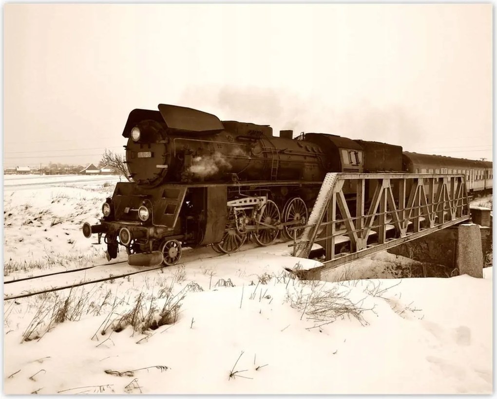 Poszterek 50x40 Gőzmozdony Ol 49-59 Wolsztyn