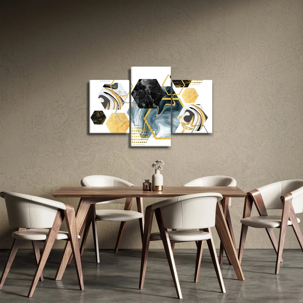 Kép - Sokszög (90x60 cm)