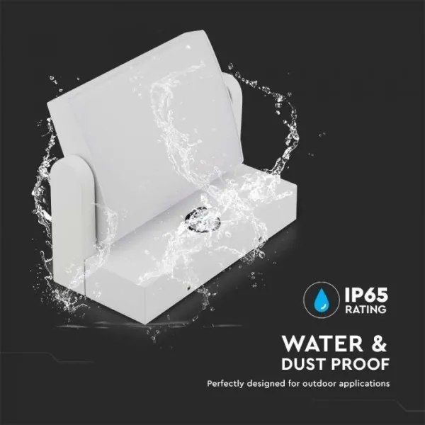 LED Kültéri fali lámpa érzékelővel LED/17W/230V 4000K IP65 fehér