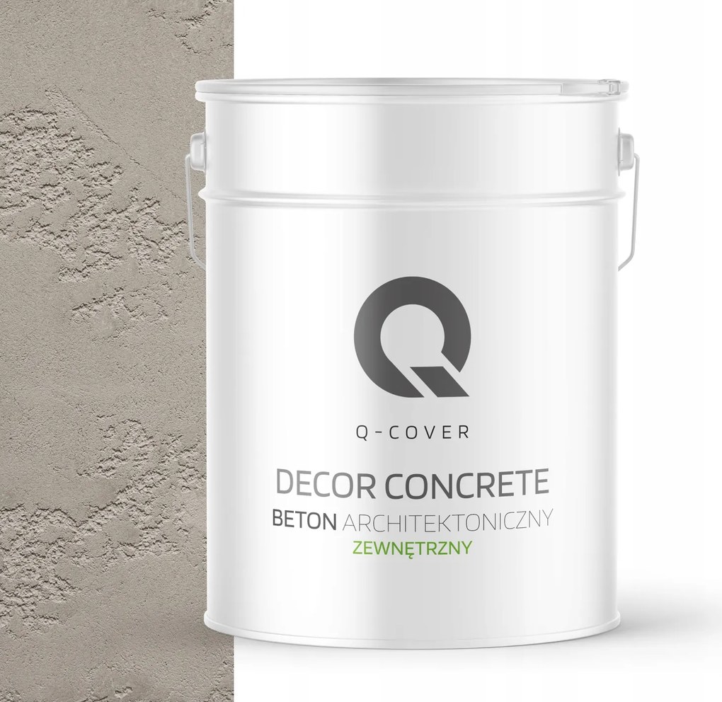 Kültéri Építészeti Beton 10m2 15kg Dekoratív Hatás Szürke Világos F264