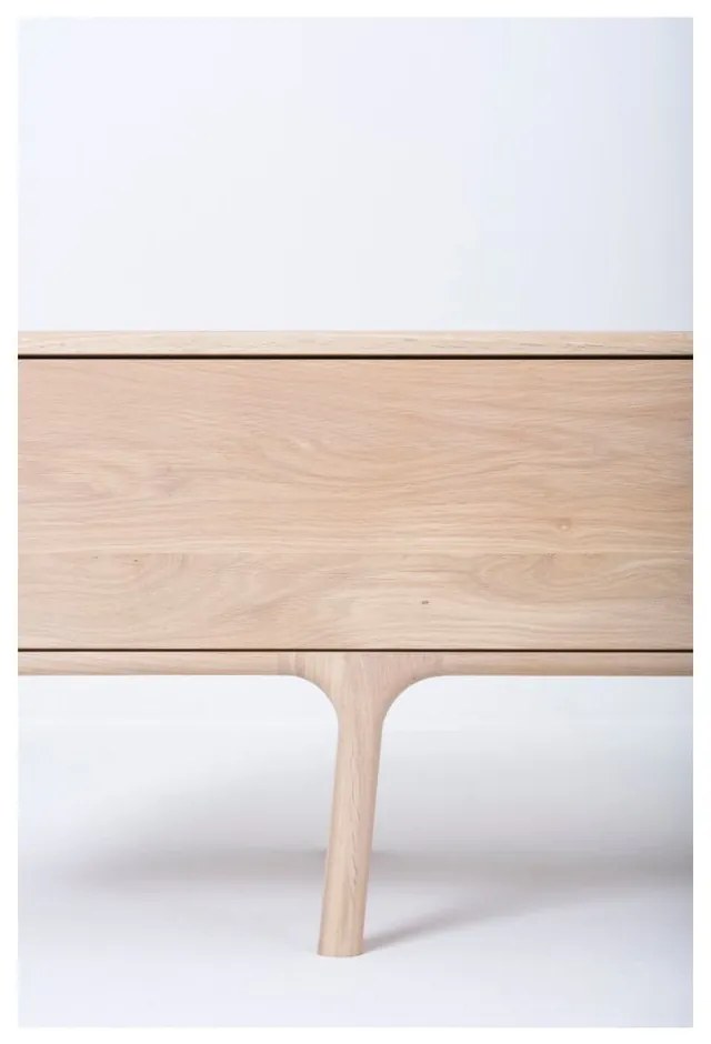 Fawn tömör tölgyfa TV állvány 3 fiókkal - Gazzda