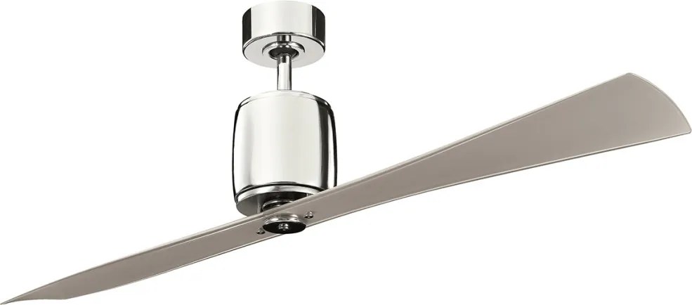 KICHLER KLF-FERRON-60-PN FERRON Ventilátoros lámpa Polírozott Nikkel, Pezsgő IP44