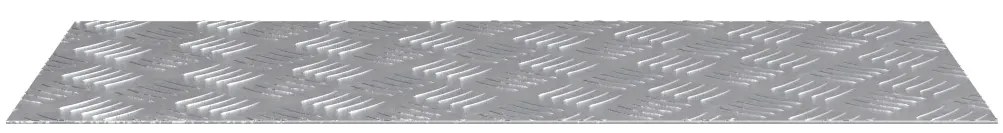 Rácsos lemezek 2 pcs Ezüst 70 x 30 cm Alumínium