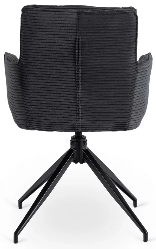 Forgó Étkező/Tárgyaló Fotel Fekete Színben.