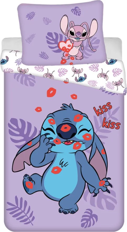 Disney Lilo és Stitch, A csillagkutya Kiss ágyneműhuzat 140×200cm, 70×90 cm