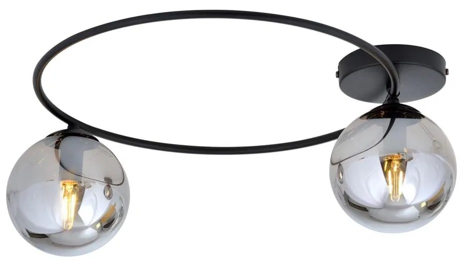 Mennyezeti lámpa SOPRA 2xE14/10W/230V fekete