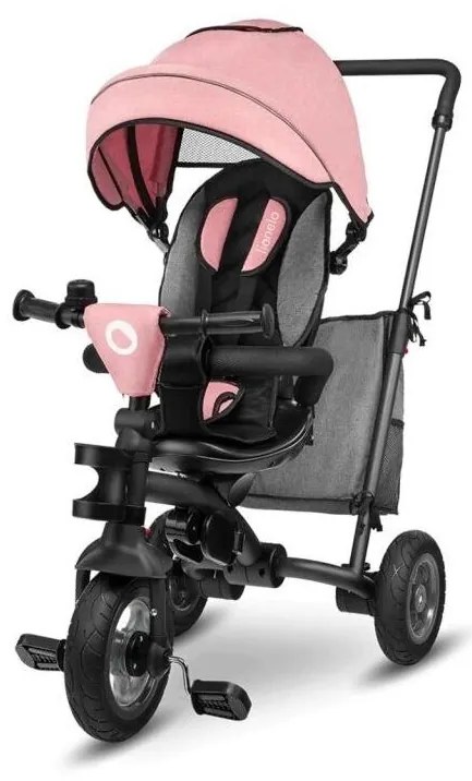 Lionelo - Gyermek tricikli TRIS rózsaszín/szürke