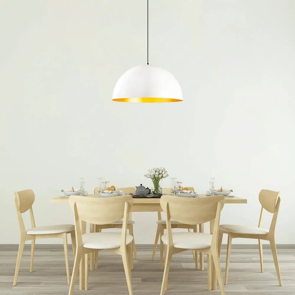Berceste fehér mennyezeti lámpa, ø 60 cm - Opviq lights