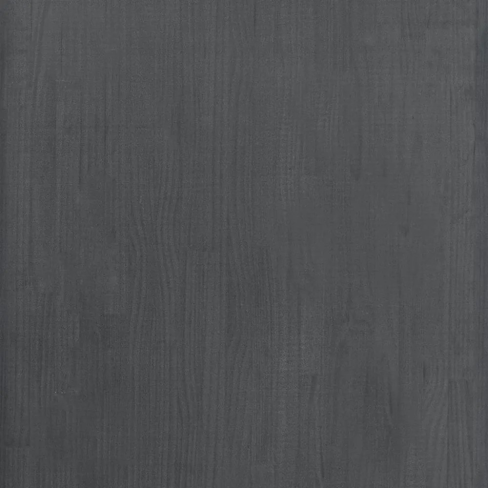 szürke tömör fenyőfa tárolópolc 60 x 30 x 210 cm