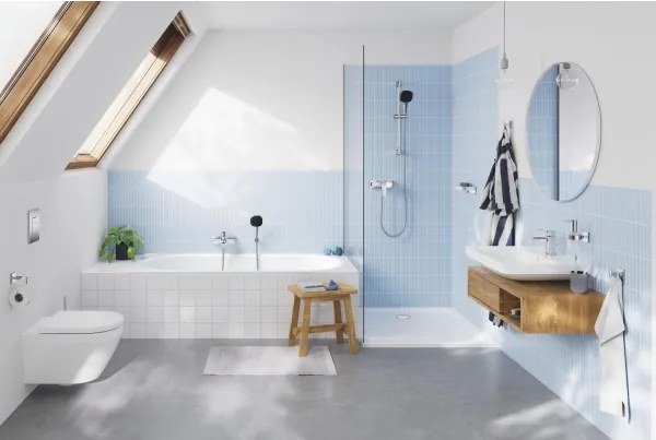 GROHE 27958001 - VITALIO UNIVERSAL falra szerelhető zuhanytartó konzol, fényes króm