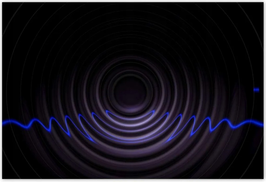 Poszterek 155x105 Zenei hullámok