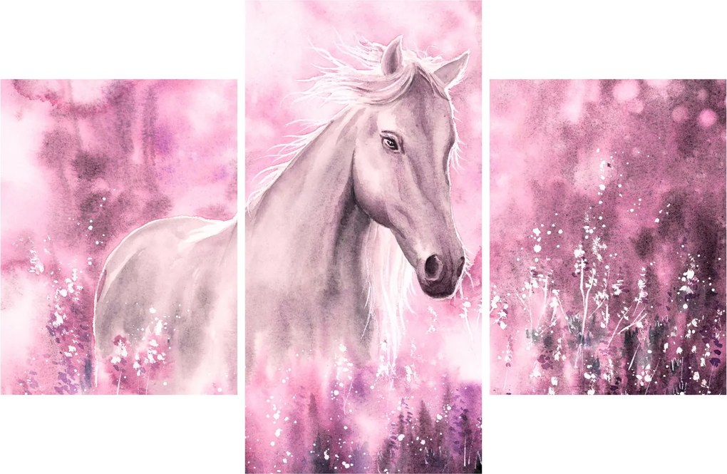 Kép - Festett ló (90x60 cm)