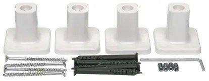 Elektromos törölközőszárító SILOUETTE 187W/230V 120,6 cm IP44 jobb fehér