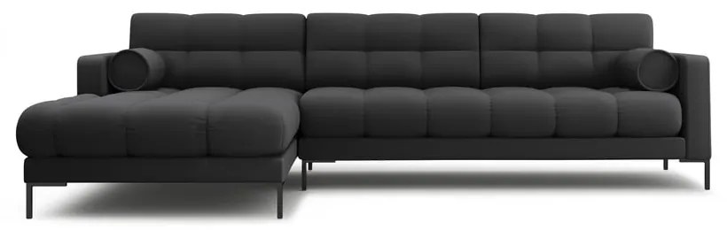 Sötétszürke sarokkanapé (bal oldali) Bali – Cosmopolitan Design