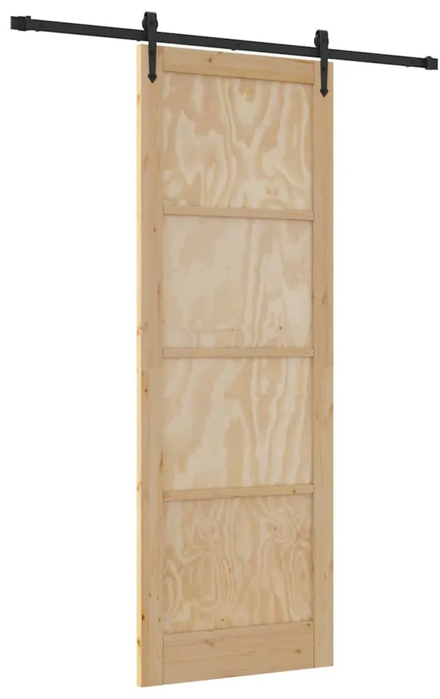 Csúszóajtó Egyéb ORKDAL Természetes és fekete 83 x 232 cm