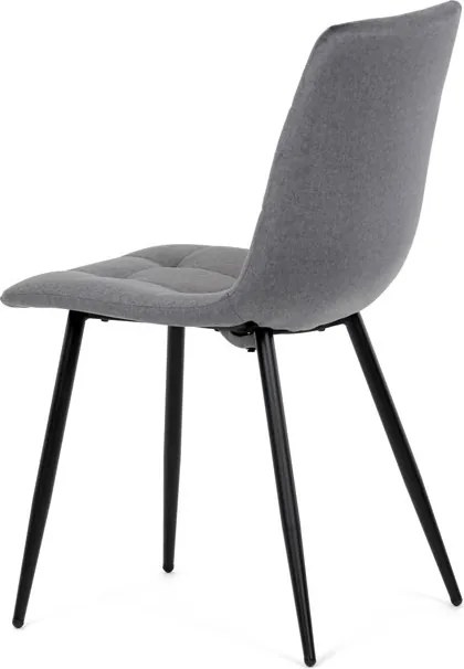 Étkezőszék, szürke, bársony szövet, DCL-X7015 GREY2