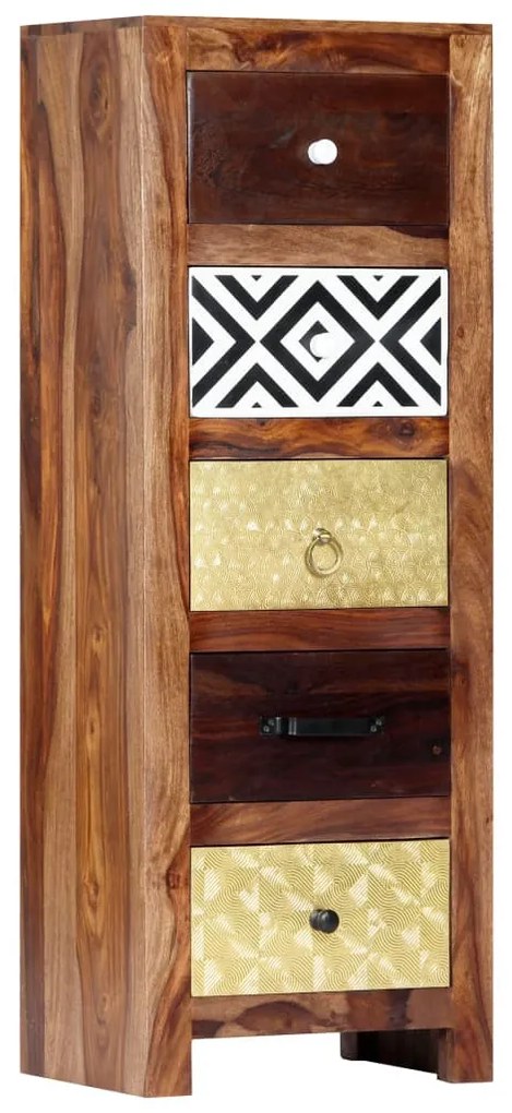 tömör akácfából kisszekrény 40 x 30 x 110 cm