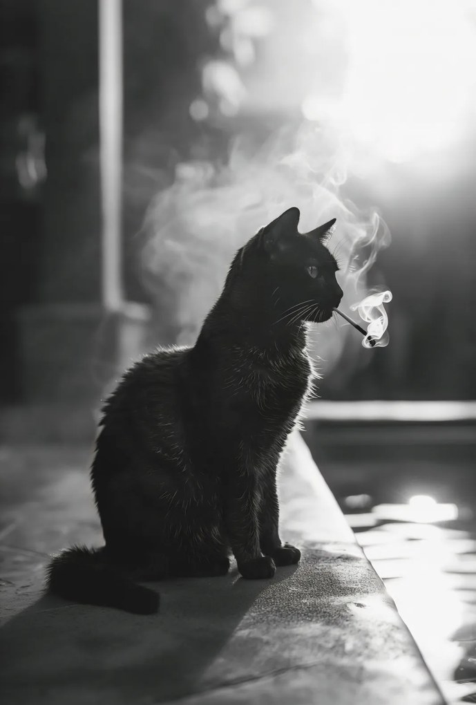 Poszter 67,5x100cm Macskaszünet