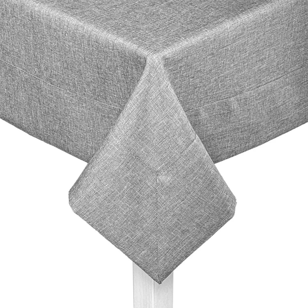 Abrosz Asztalra Szürke 140x220cm Poliészter