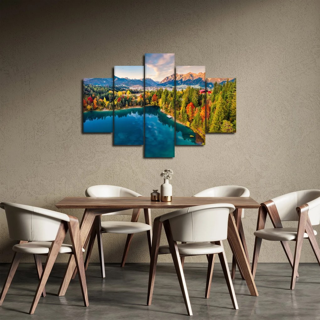 Kép - Urisee-tó, Ausztria (150x105 cm)