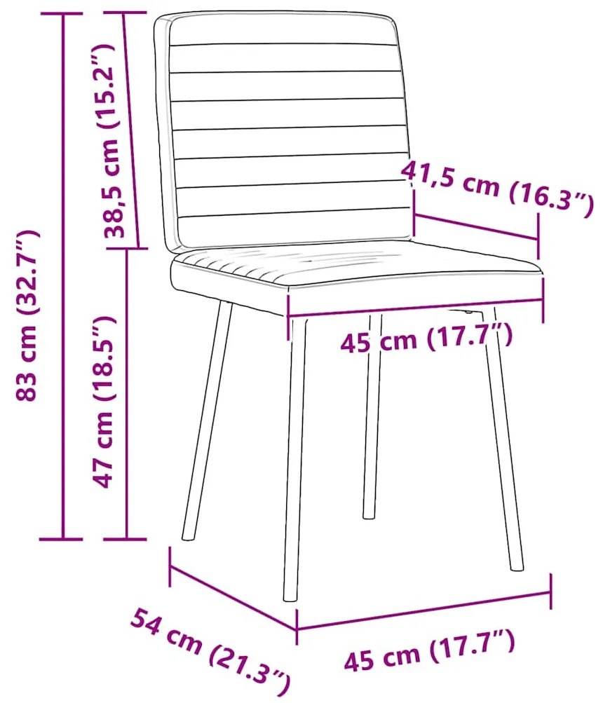4 db kávészínű műbőr étkezőszék