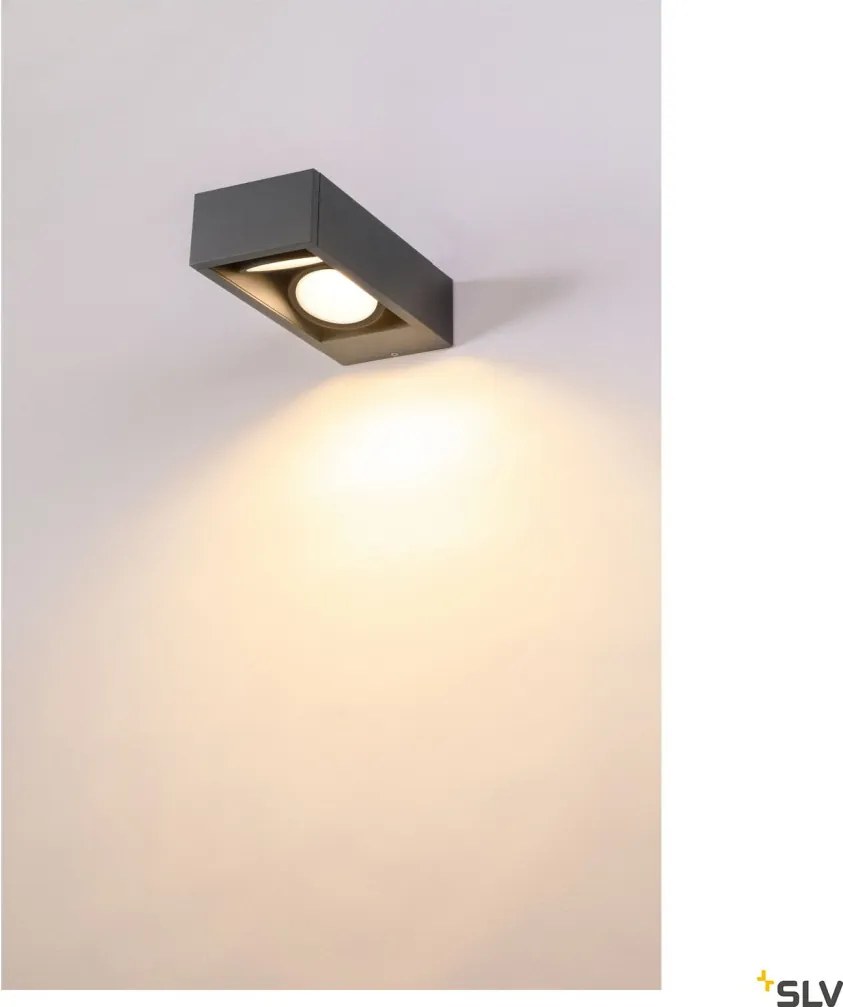 SLV 1004748 ESKINA Modern Kültéri Fali Lámpa Antracit LED IP65