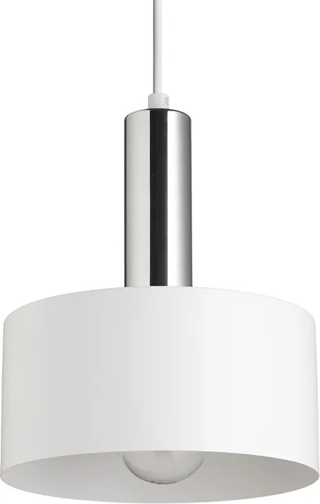 RENDL GIULIA 20 függőlámpa fehér króm 230V LED E27 15W
