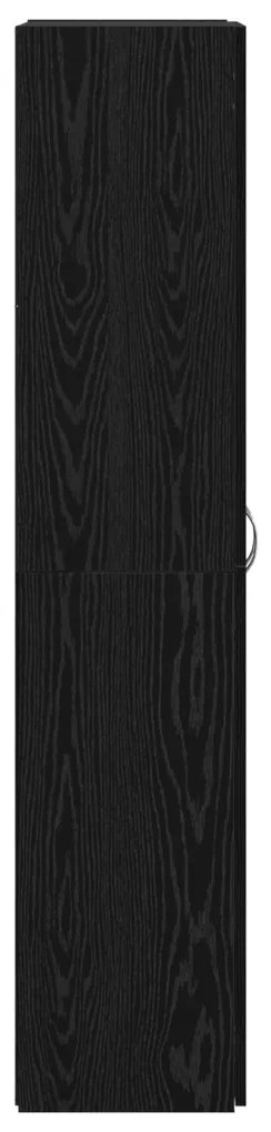 Fekete Tölgy Felső Szekrény - 60 x 32 x 153 cm - Műszaki fa