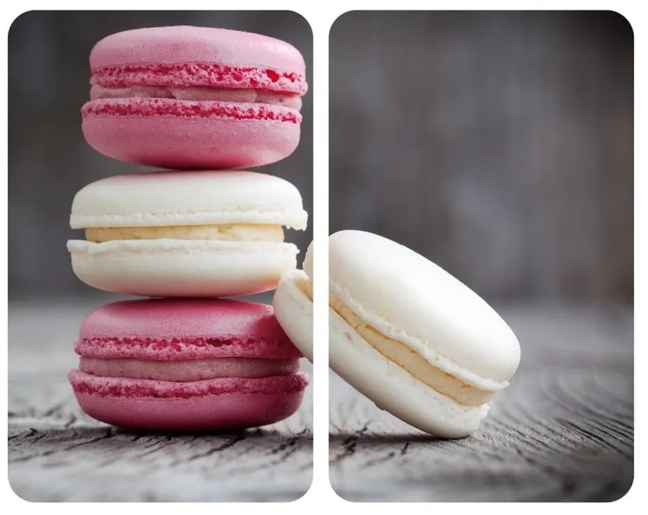 Edzett üveg tűzhely fedőlap szett 2 db-os 30x52 cm Macarons – Wenko