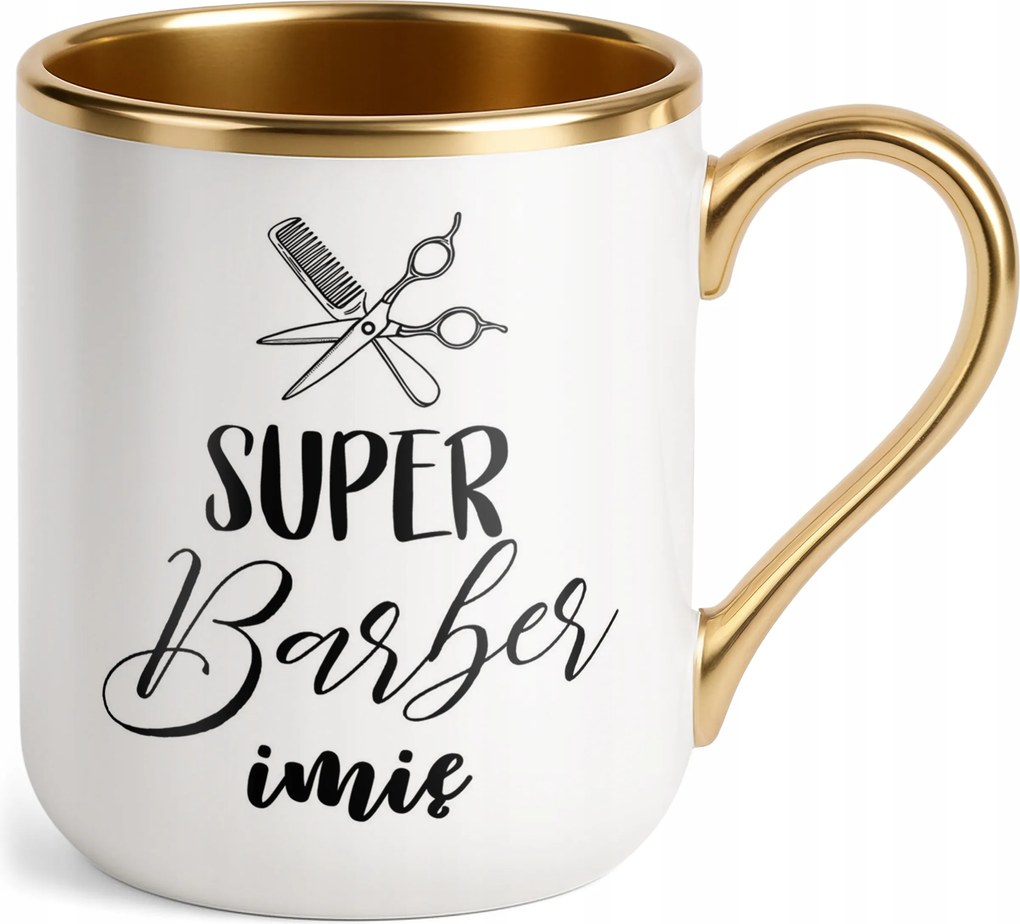 Prémium Bögre Arany Személyre szabott Barber Ajándék