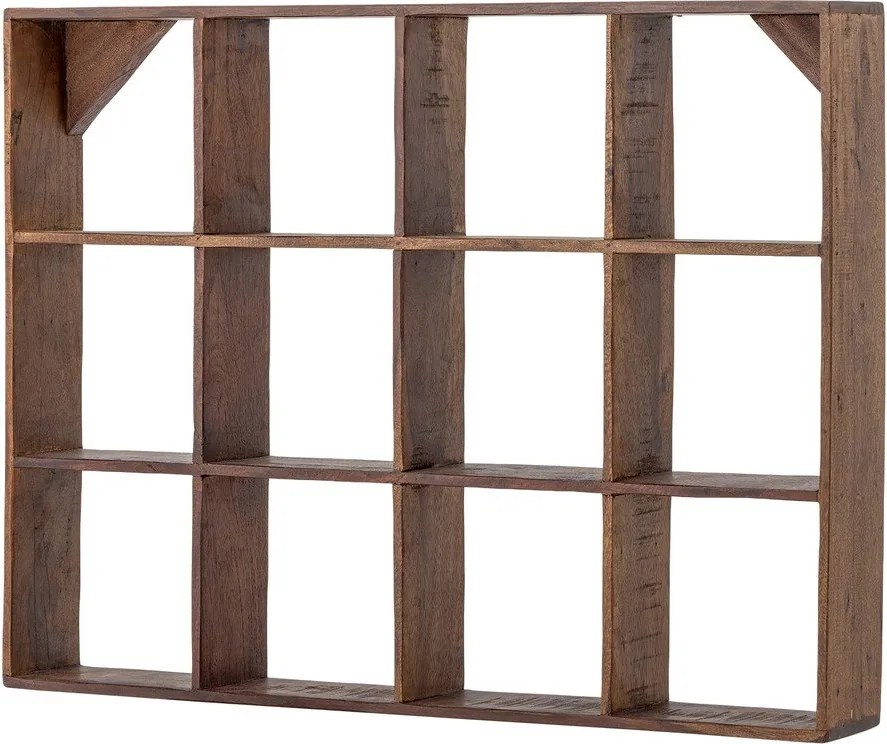 Natúr színű többszintes újrahasznosított fa fali polc 53 cm Tilo – Bloomingville
