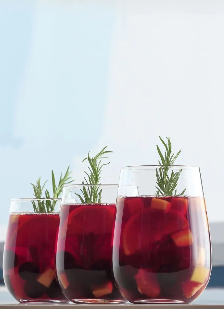 6 részes üveg pohár szett 475 ml