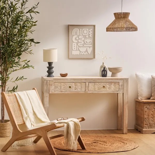 Atmosphera - Csillár zsinóron ZELIA 1xE27/40W/230V juta