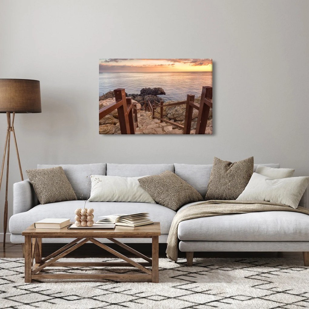 Kép - Ereszkedés a tengerhez (90x60 cm)