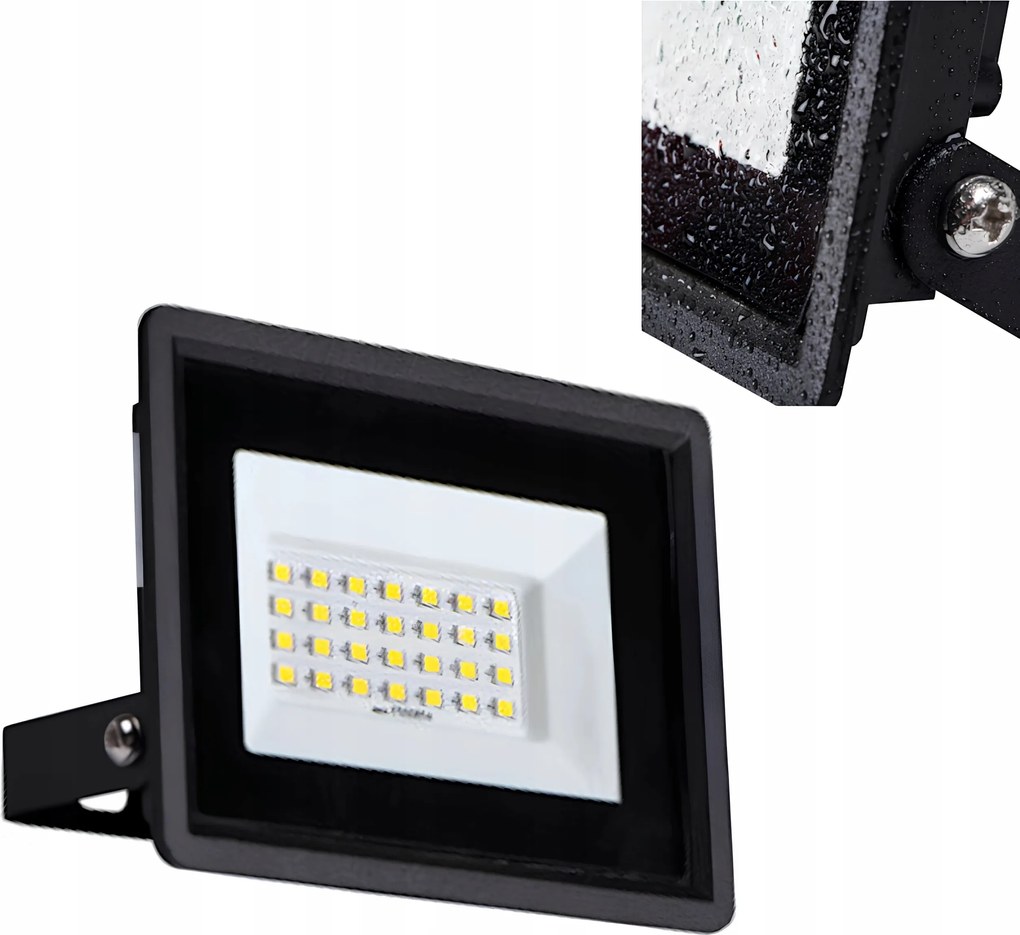 Miledo Halogén Led fényvető Grun Fehér Semleges 20W 1700 lm 4000K IP65