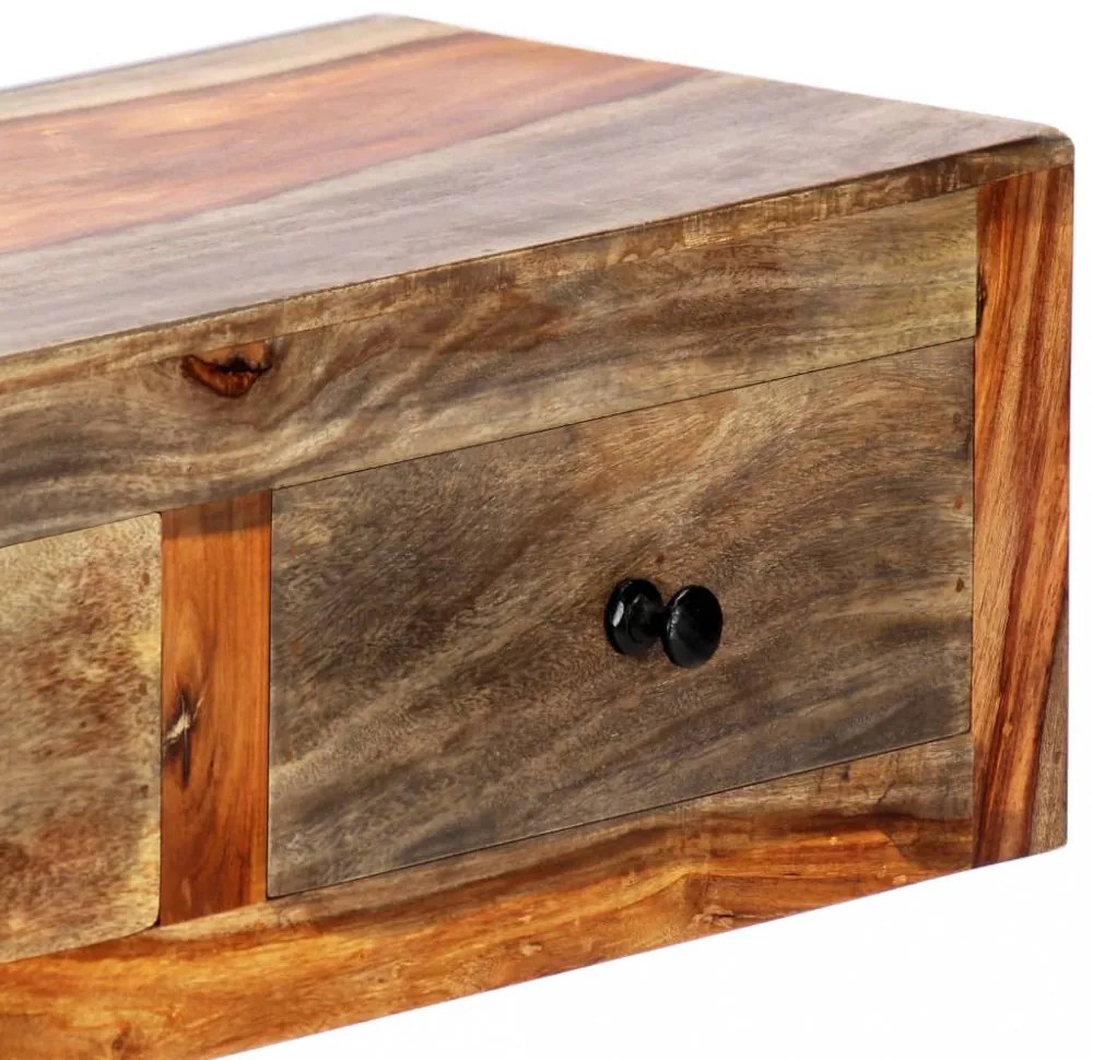 tömör akácfából fali tálalóasztal 100 x 25 x 20 cm