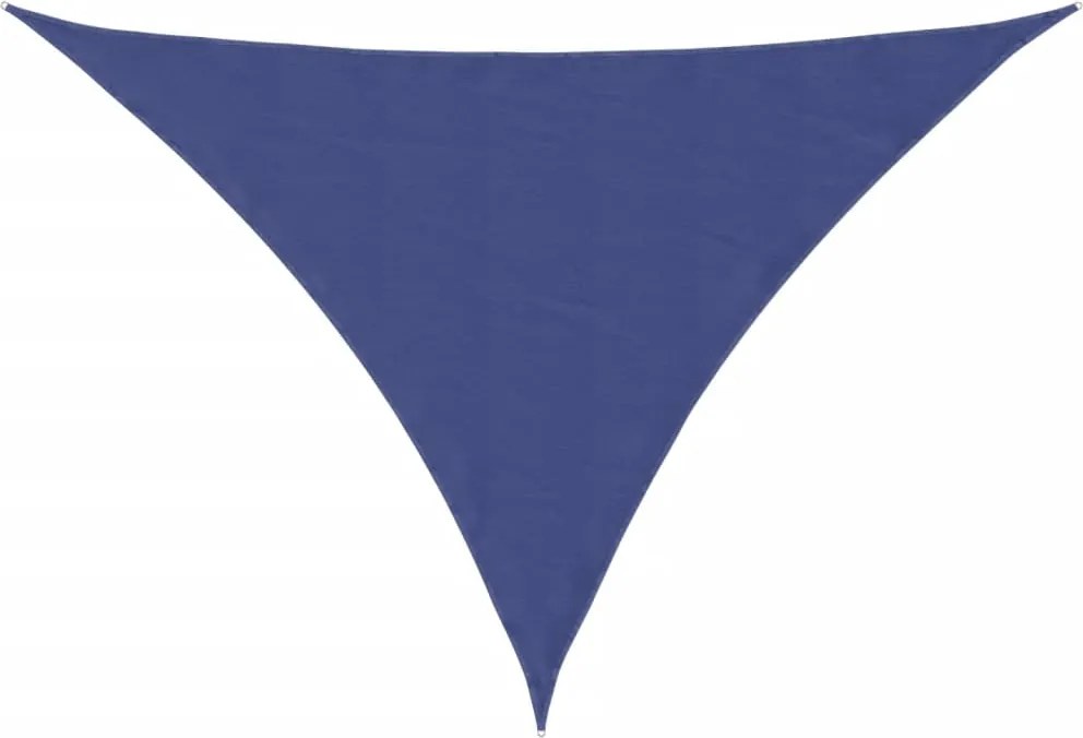 vidaXL kék háromszögű oxford-szövet napvitorla 2,5 x 2,5 x 3,5 m