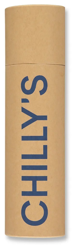 Chilly's Bottles termosz – teljesen kék – matt, 750 ml, Original kiadás