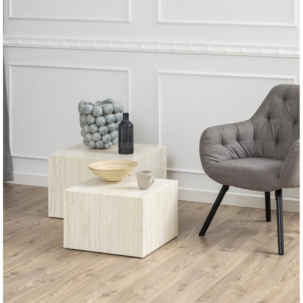 Dohányzóasztal szett 2 db-os 58x58 cm Dice - Actona